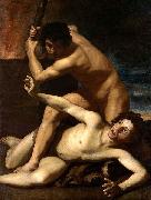 Bartolomeo Manfredi Cain Kills Abel, USA oil painting artist
